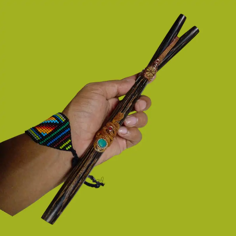 Tepy,s Doble de Madera y Chonta y Palo Santo : Armonía y Conexión Ancestral - Imagen 3