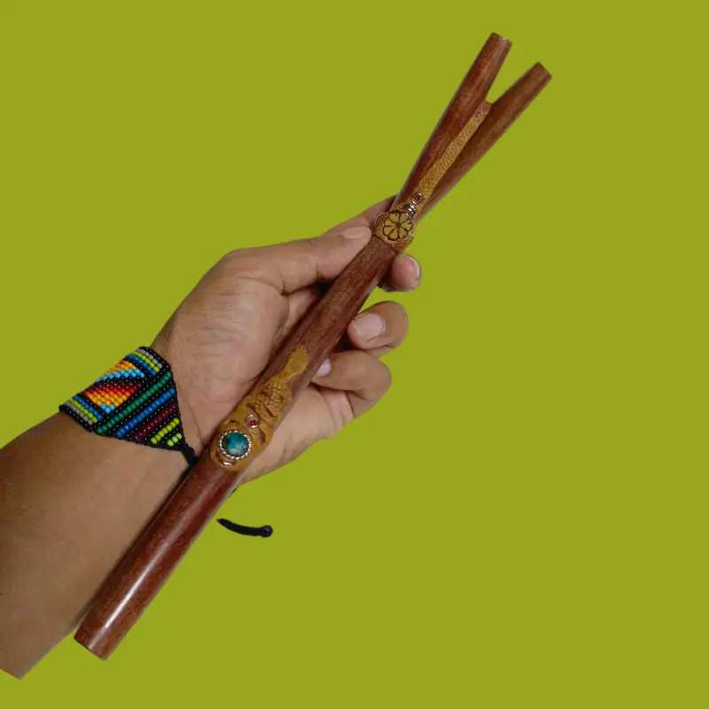 Tepy,s Doble de Madera y Chonta y Palo Santo : Armonía y Conexión Ancestral - Imagen 2