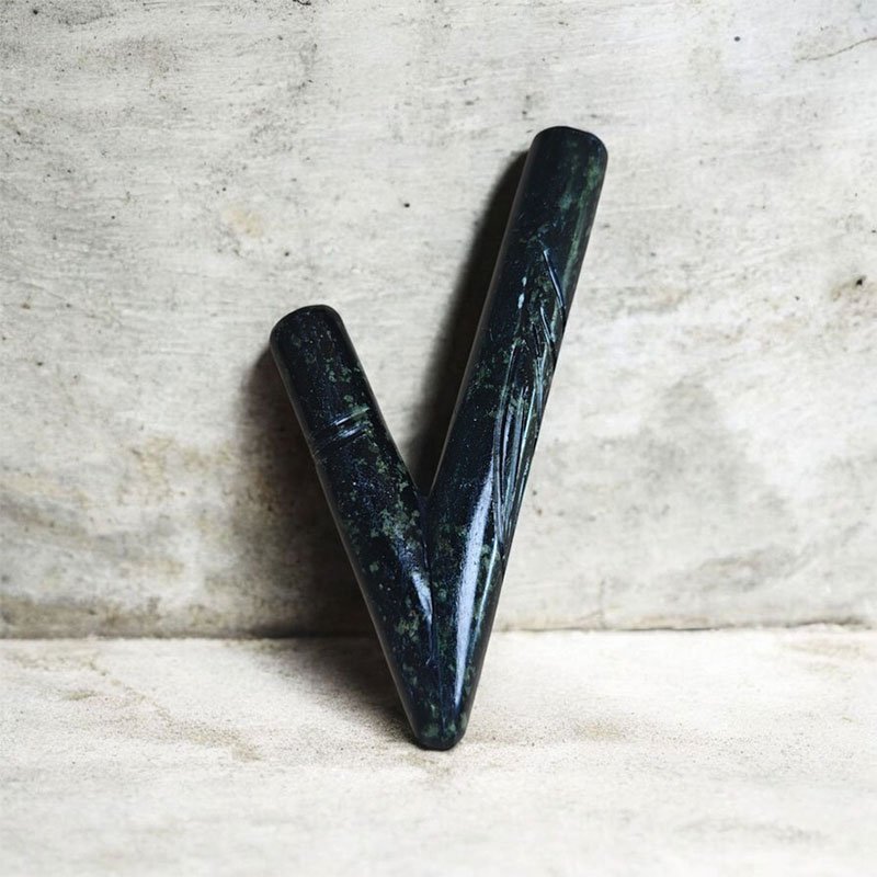 Kuripes de Palo Santo, Chonta y Piedra - Artesanales para Rapé Amazónico