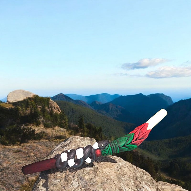 Tepys Ancestrales de Madera y Hueso con Animales Amazónicos