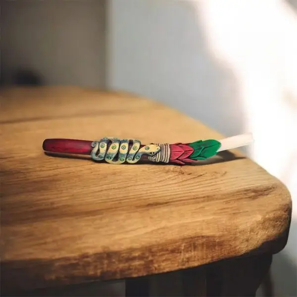 Tepys Ancestrales de Madera y Hueso con Animales Amazónicos