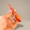 Cuchara Ceremonial de Madera Palisangre con Tallados de Fauna Amazónica – Instrumento Artesanal para Mambe