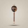 Maraca Ceremonial de Totumo con Grabados de Ayahuasca