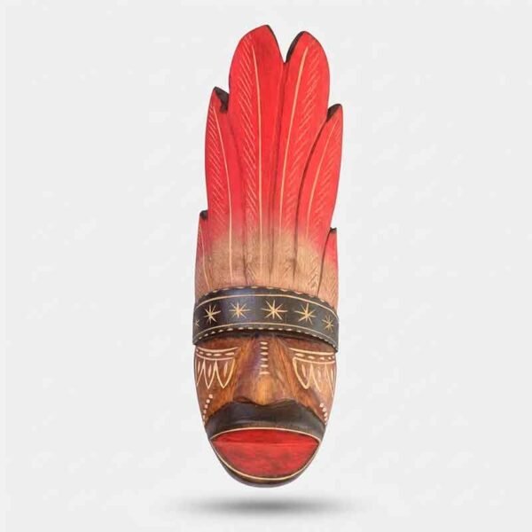 Máscara Indígena Tikuna Tallada  -  Artesanía del Amazonas