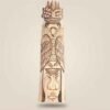 Máscara Indígena Tallada en Madera  - Artesanía del Amazonas