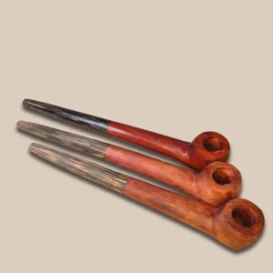 Pipa Ceremonial de Madera Palisangre y Chonta