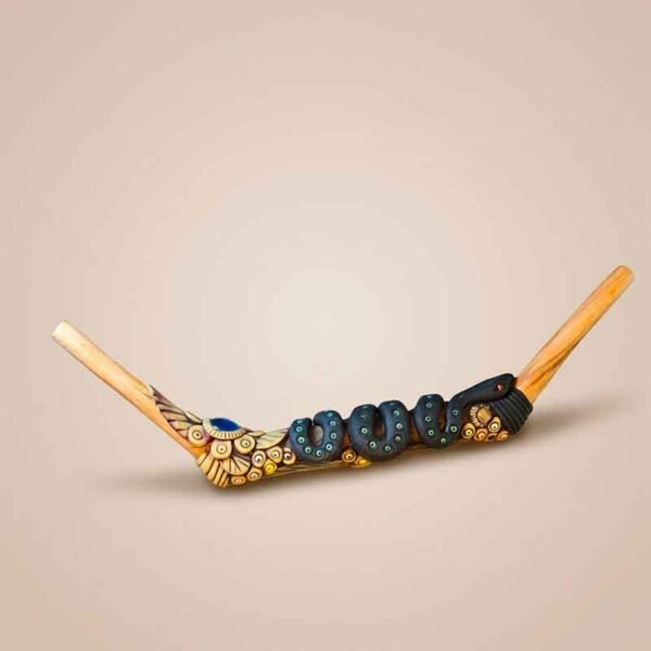 Tepy de Madera Ceremonial Diseño Serpiente