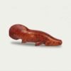 Figura Decorativa de Animales Amazónicos Tallada en Madera de Palisangre - Artesanía del Amazonas